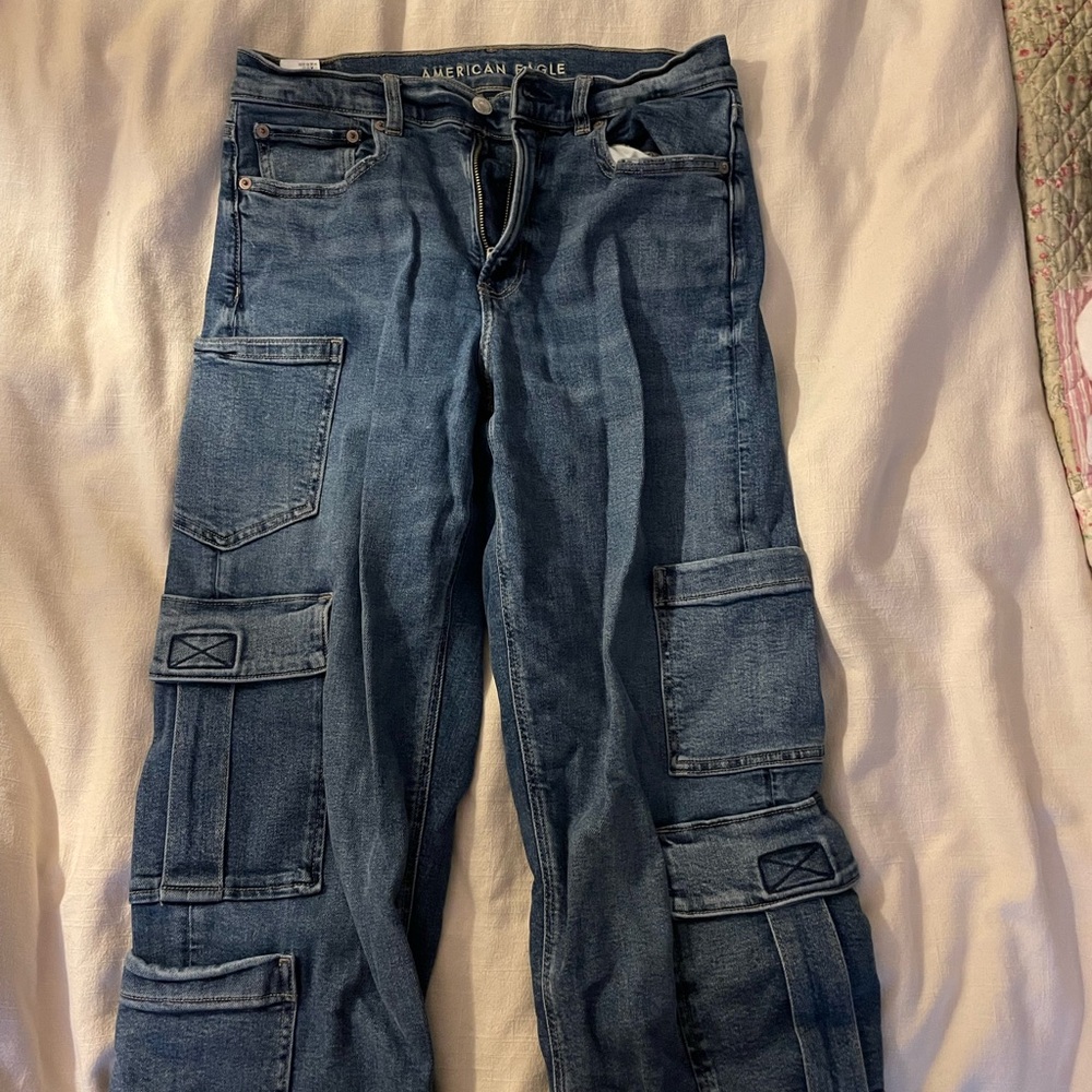 American Eagle cargo jeans